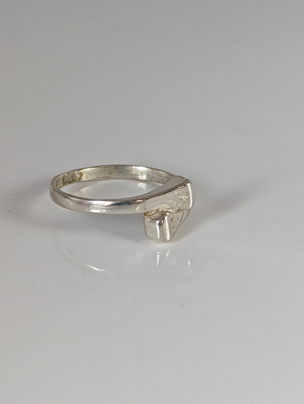 925 Silver Hoof Nail Ring – Equestrian Gift for Him & Her