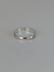 925 Silver Plain Band Ring – Unisex Equestrian-Inspired Minimalist Ring