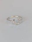 925 Silver Horseshoe Ring with Zirconia – Lucky Equestrian Gift