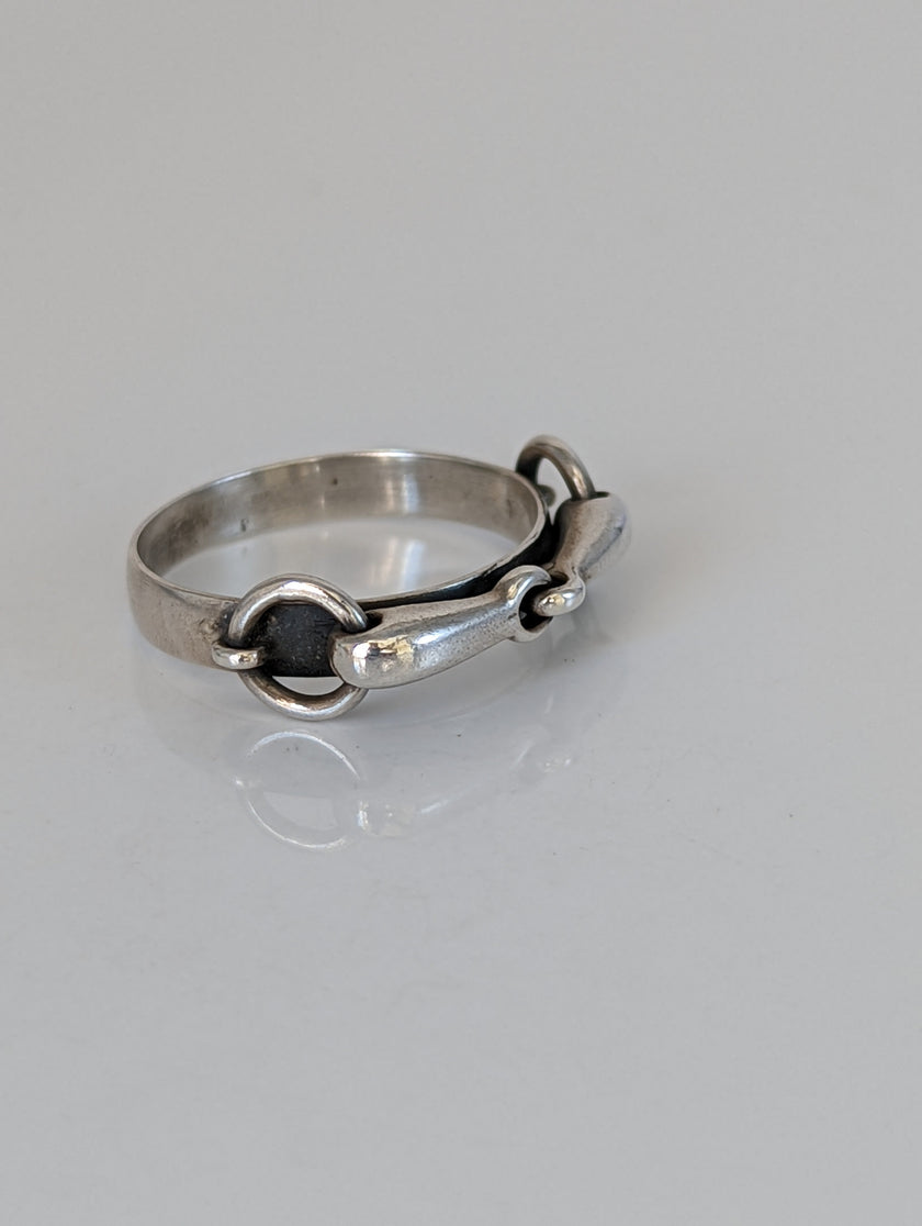 Silver Steed Snaffle on a Silver Band