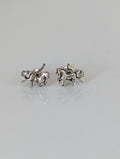 925 Silver Galloping Horse Studs – Handmade Equestrian Earrings