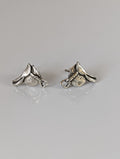 Silver Steed Silver Saddle Stud Earrings
