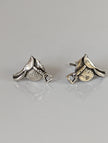 Silver Steed Silver Saddle Stud Earrings