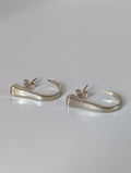 Silver Steed Hoofnail Stud Earrings