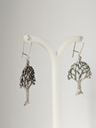 Silver Steed Fruit Tree Dangling Earrings