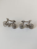 Silver Steed Bicycles Stud Earrings