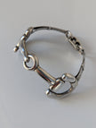 Silver Steed Large Snaffle Bangle