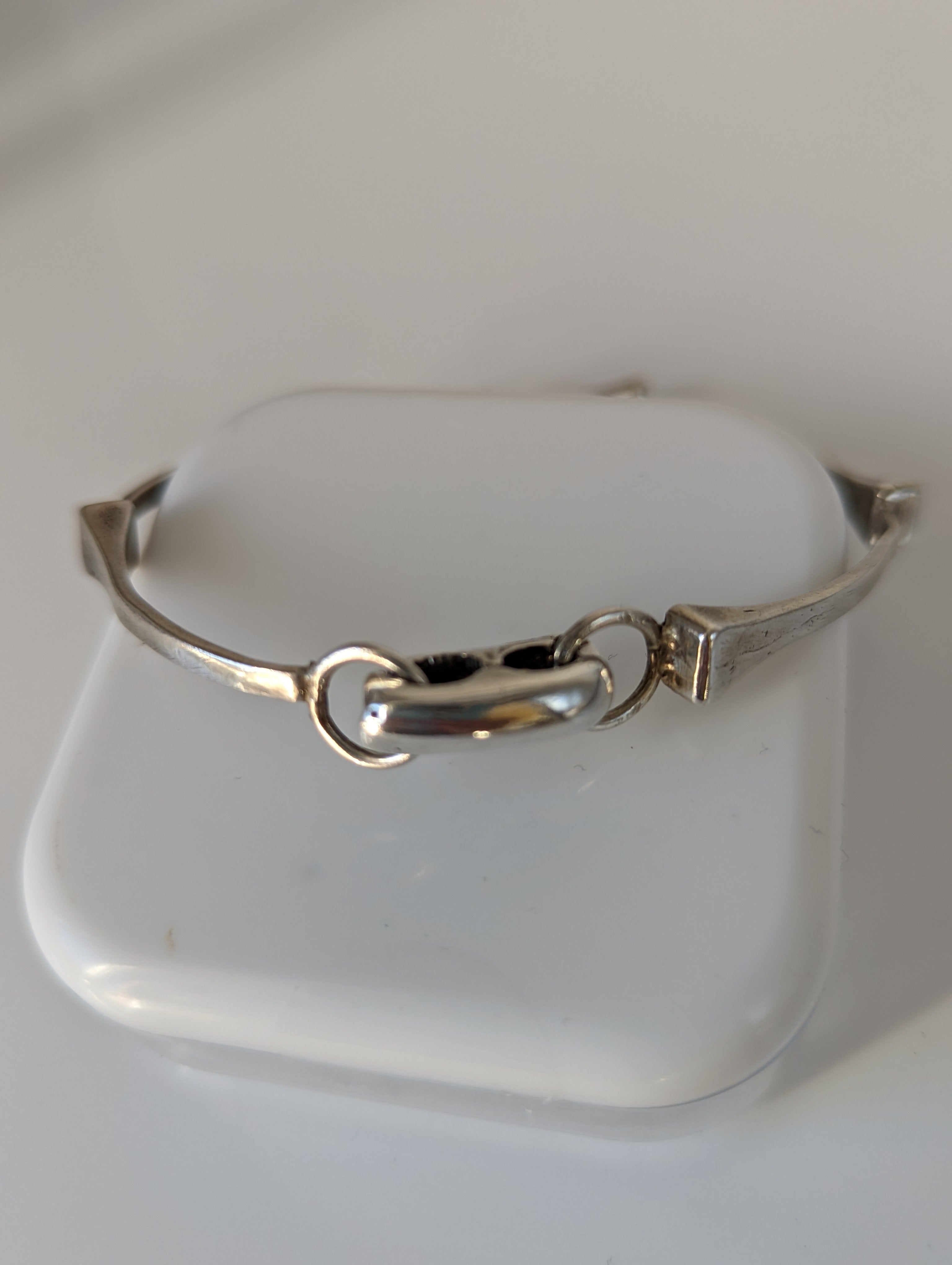 Silver Steed All about hoofnails bangle
