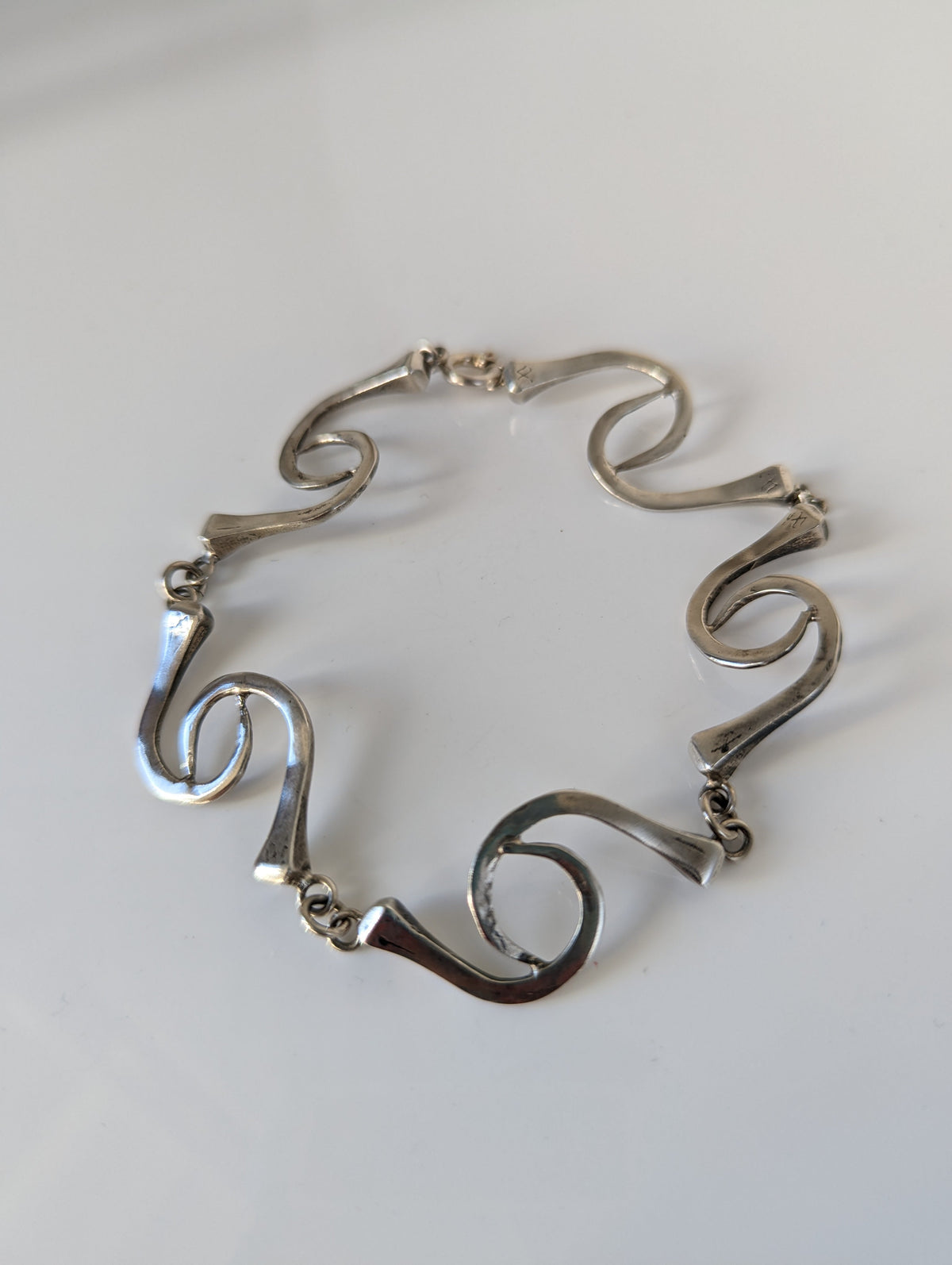 Silver Steed All about hoofnails bracelet