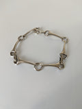 925 Sterling Silver Snaffle Bit Bracelet – Handmade Equestrian Jewellery