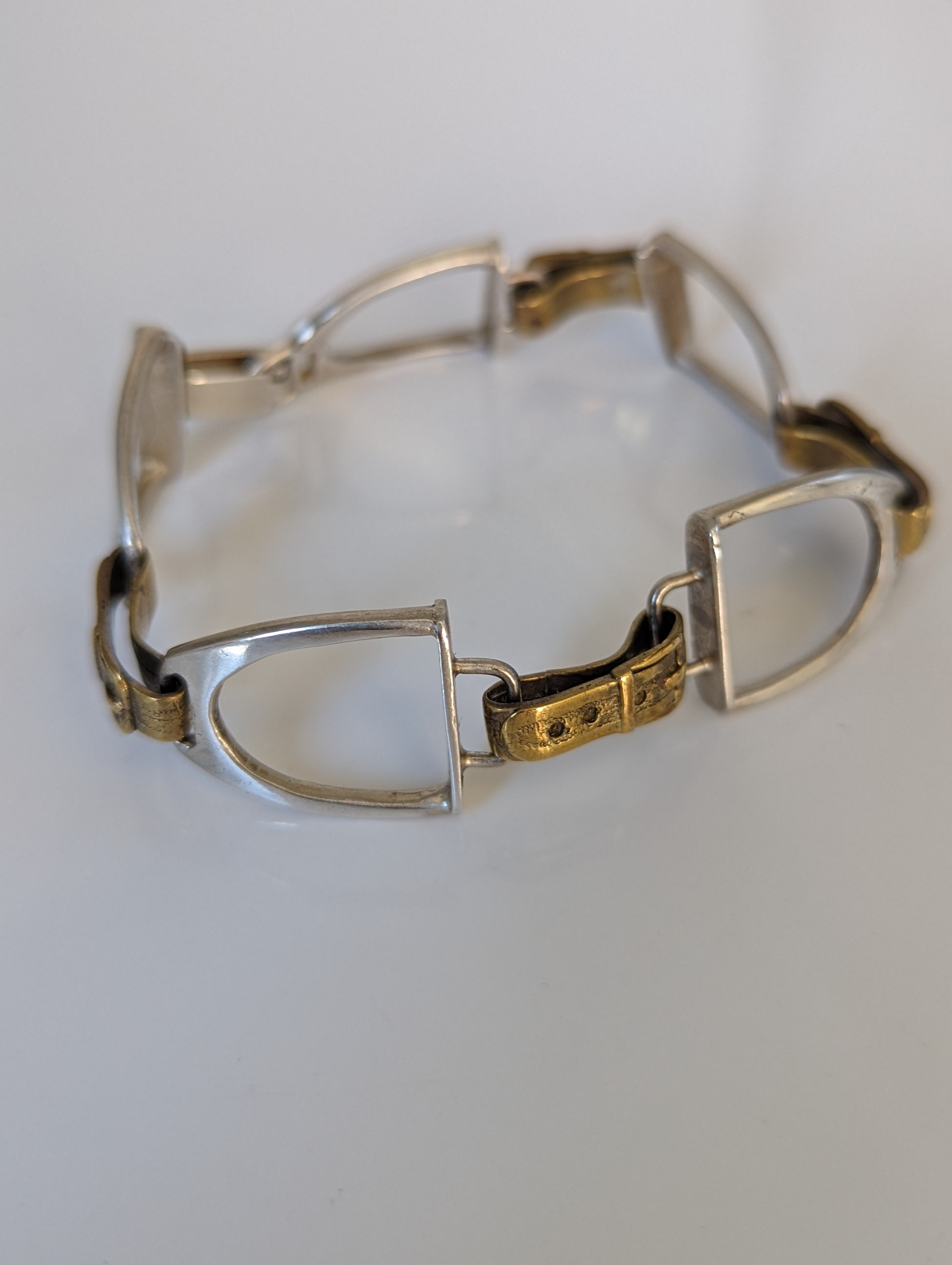 Silver Steed All About Stirrups Bracelet