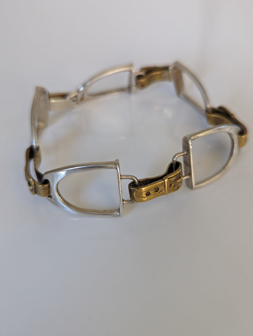 Silver Steed All About Stirrups Bracelet