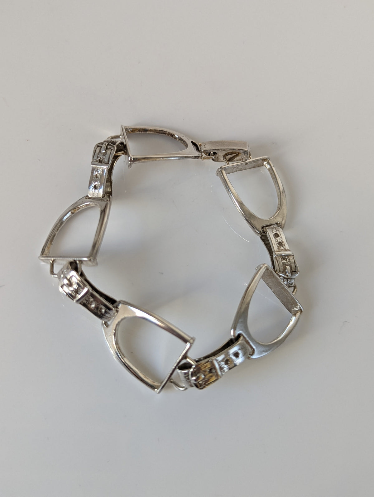 Silver Steed All About Stirrups Bracelet