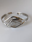 Silver Steed Horse Head Bangle