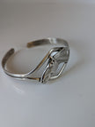 Silver Steed Horse Head Bangle
