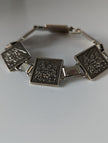 Silver Steed Carriage Driving Silver Bracelet