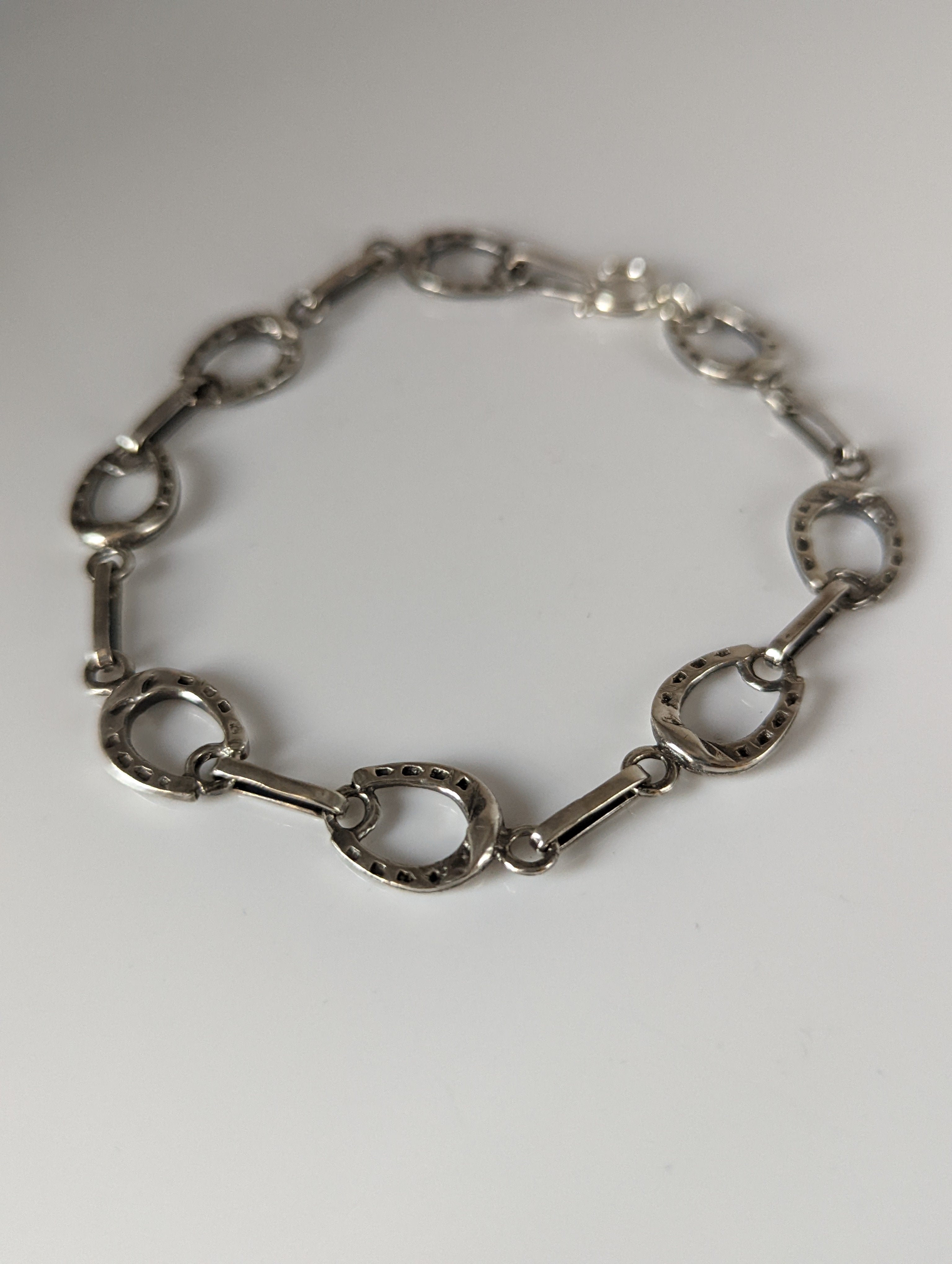 Silver Steed All About Horseshoe Silver Bracelet