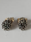 Silver Steed Pine Cone Stud Earrings