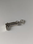 Silver Steed Riding Boot Silver Charm