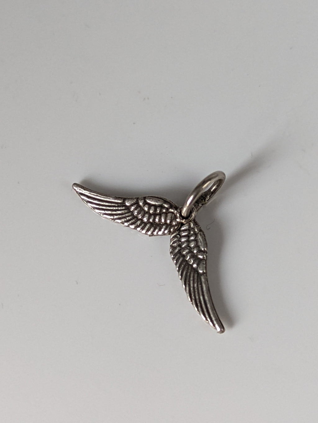 Silver Steed Angel Wings Silver Pendant