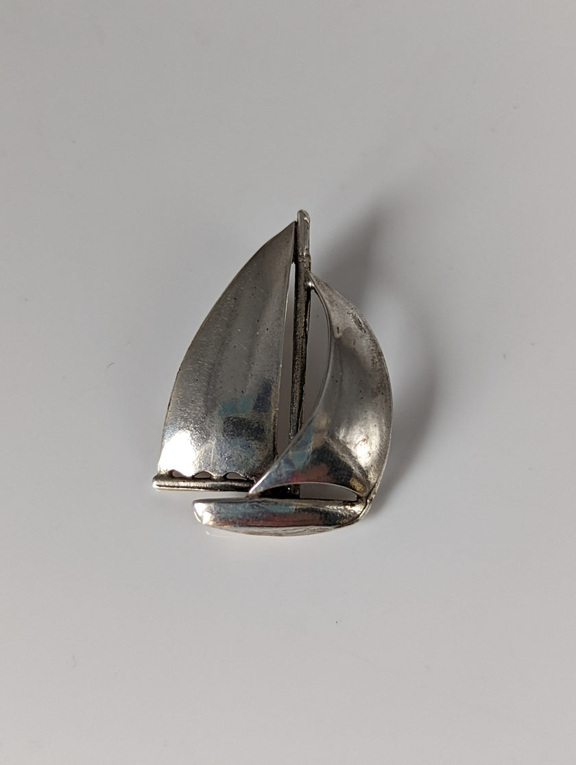 Silver Steed Sailing Boat Silver Pendant