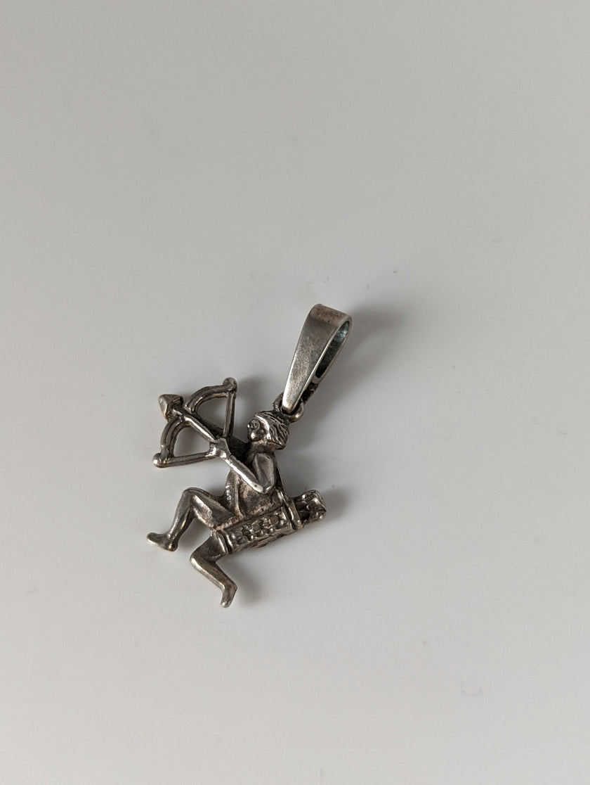 Silver Steed Archer Silver Pendant