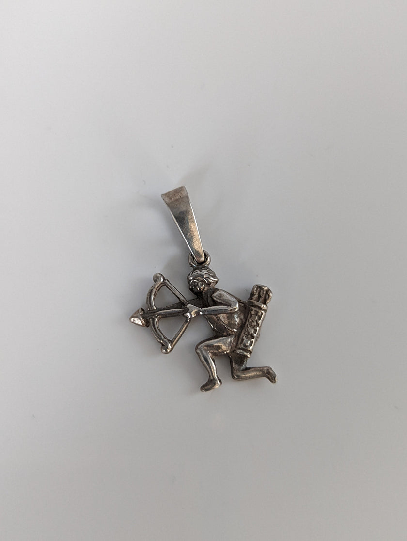 Silver Steed Archer Silver Pendant