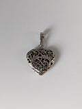 Silver Steed Filigree Heart Silver Pendant