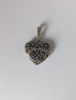 Silver Steed Filigree Heart Silver Pendant