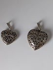 Silver Steed Filigree Heart Silver Pendant