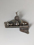 Silver Steed A Cat's Shelf Silver Pendant