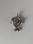 Silver Steed Dancing Dolphins Silver Pendant