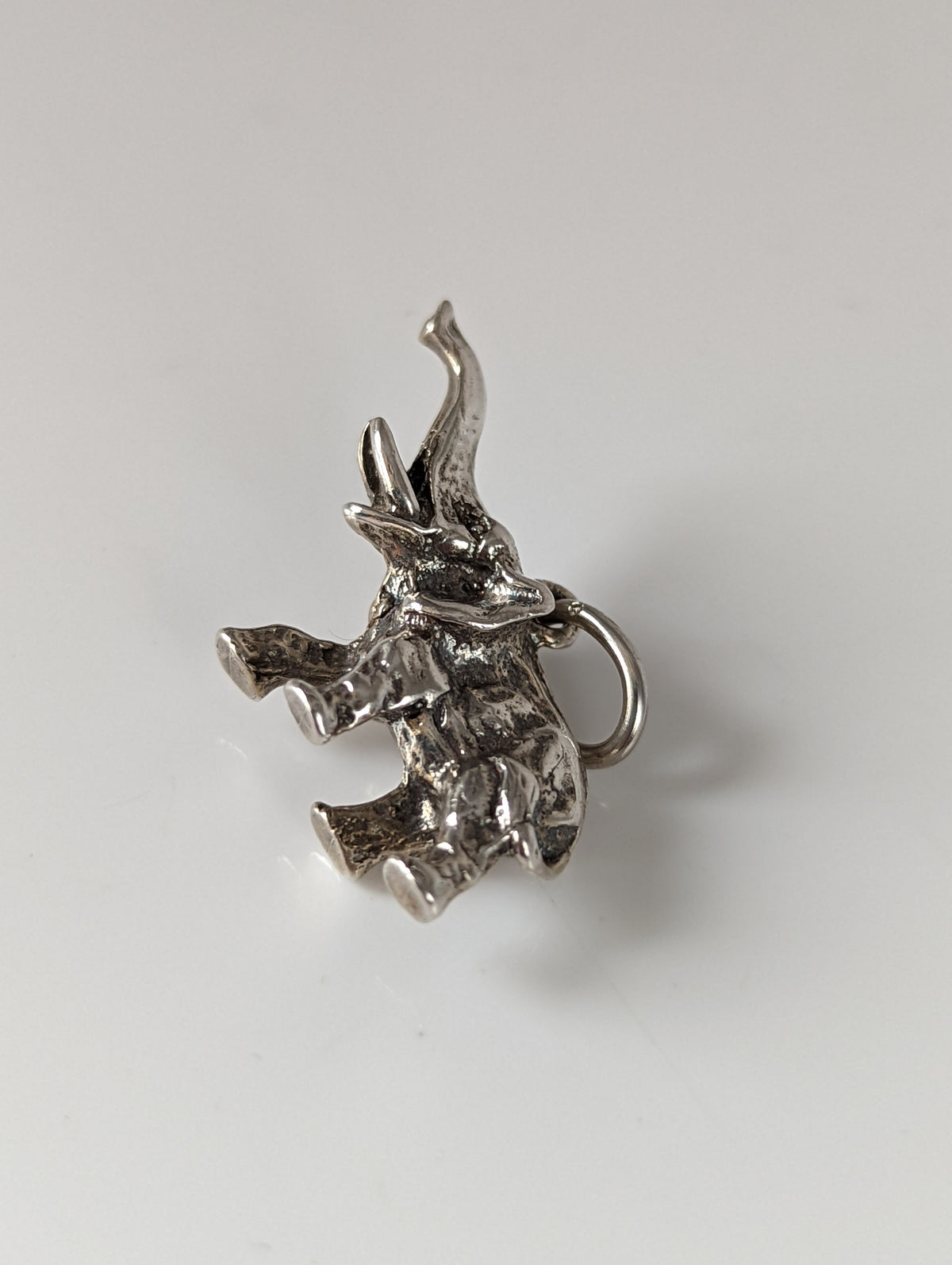 Silver Steed Elephant Silver Pendant