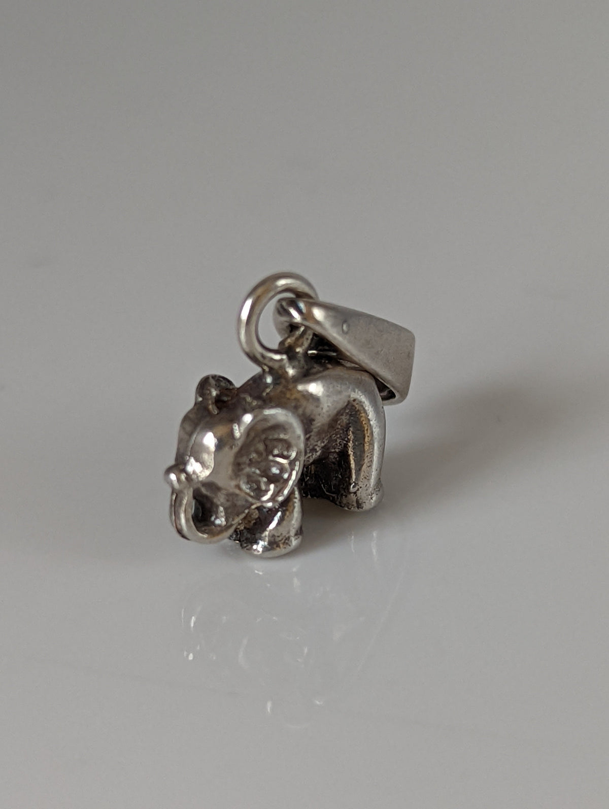 Silver Steed Elephant Silver Pendant