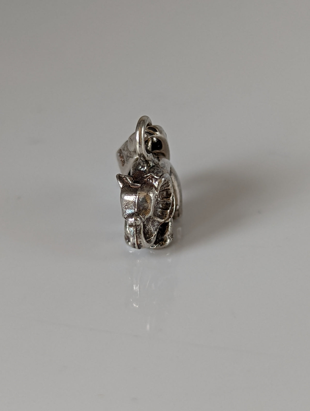 Silver Steed Elephant Silver Pendant