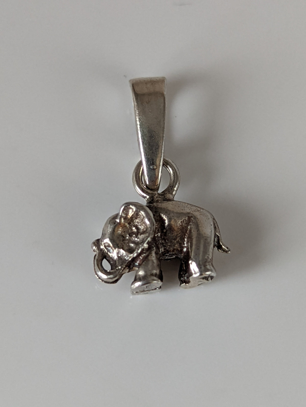 Silver Steed Elephant Silver Pendant