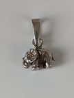 Silver Steed Elephant Silver Pendant