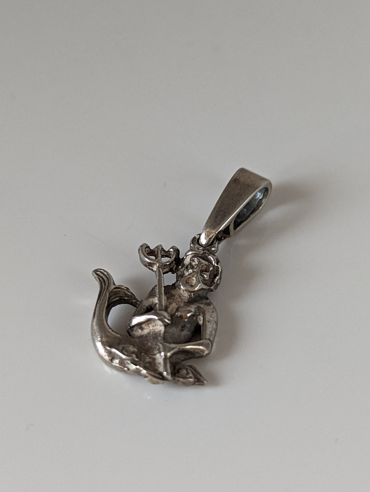 Silver Steed Poseidon Silver Pendant