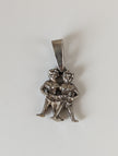 Silver Steed Romans Twins Silver Pendant
