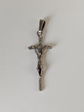 Silver Steed Crucifix Silver Pendant