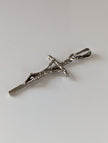 Silver Steed Crucifix Silver Pendant
