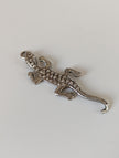 Silver Steed Detailed Lizard Silver Pendant