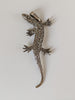 Silver Steed Detailed Lizard Silver Pendant
