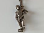 Silver Steed Ice Hockey Silver Pendant