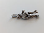 Silver Steed Ice Hockey Silver Pendant