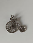 Silver Steed Penny Farthing Bike Silver Pendant