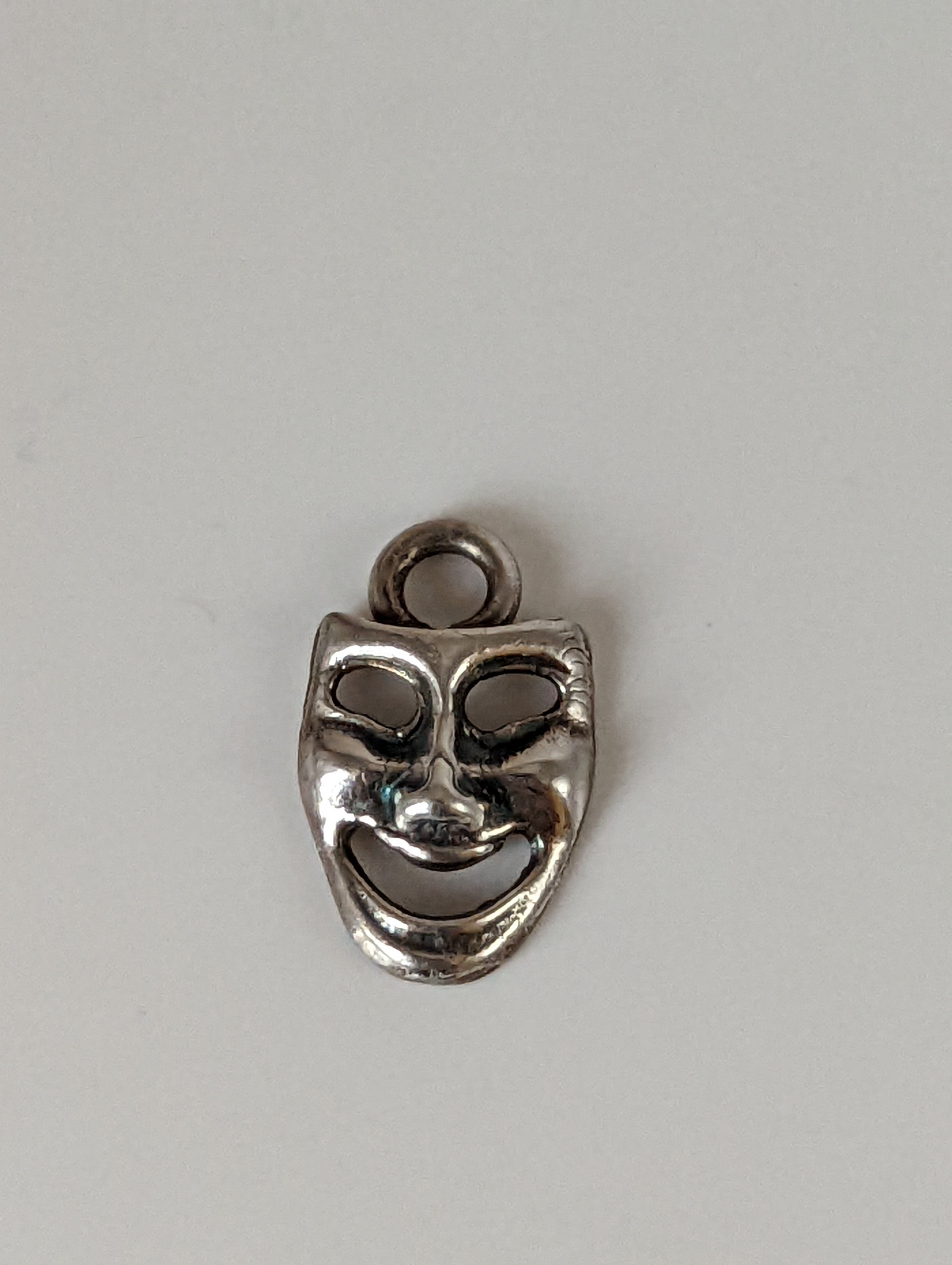 Silver Steed Comedy Silver Pendant