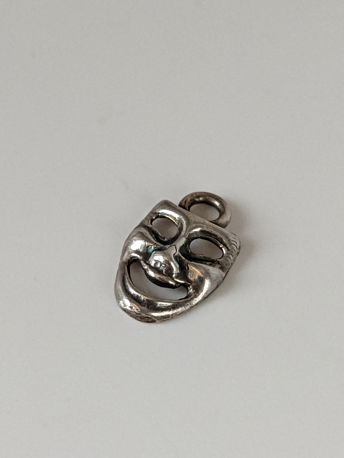 Silver Steed Comedy Silver Pendant