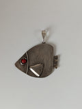 Silver Steed Angel Fish Silver Pendant