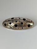 Silver Steed Coral Silver Brooch